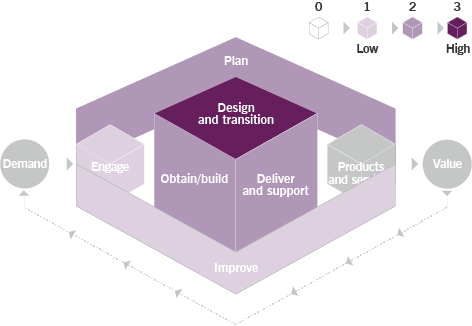 Figure 3.1 Heat map of the contribution of release management to value chain activities