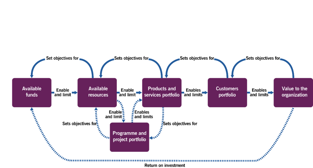 Figure 2.1 Organization’s portfolios enable return on investments